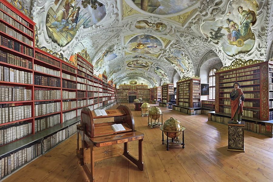 Biblioteka na Strahovie, Sala Teologiczna. Fot. Strahovská knihovna